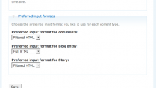 Easily let users set which input format they want to use for comments, stories etc.